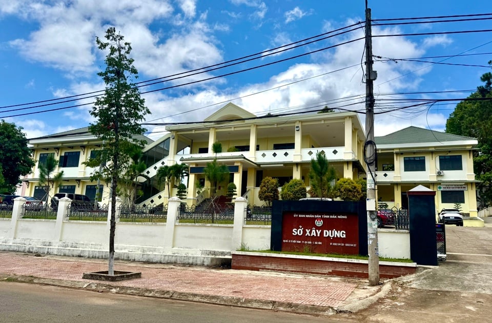 Headquarters of Dak Nong Provincial Department of Construction.