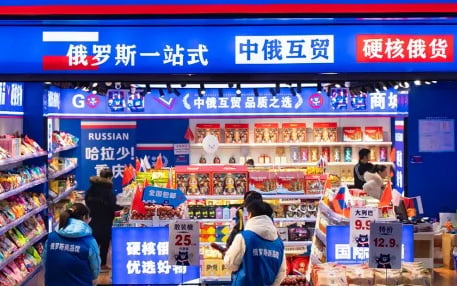 Russian goods cause fever in China