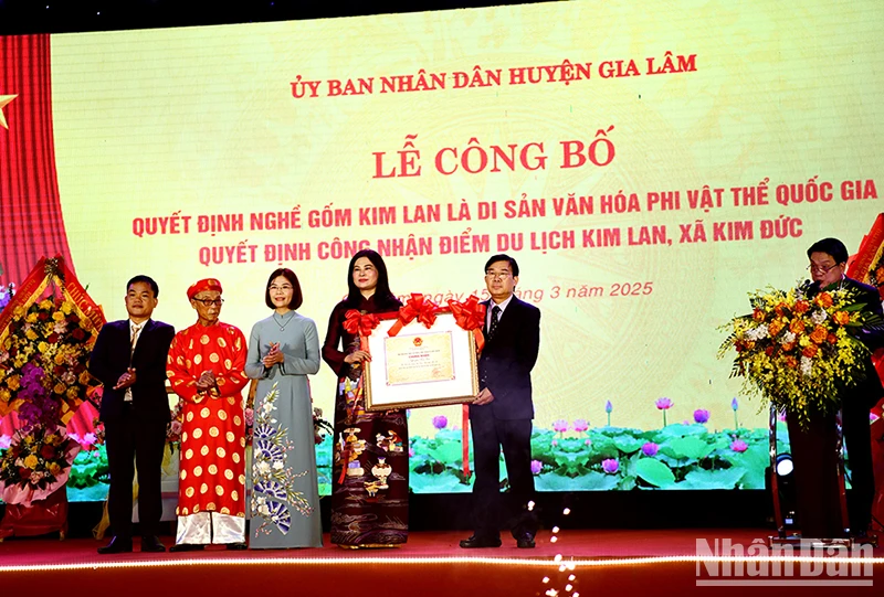 Kim Lan Pottery Craft: New National Intangible Cultural Heritage of the Capital