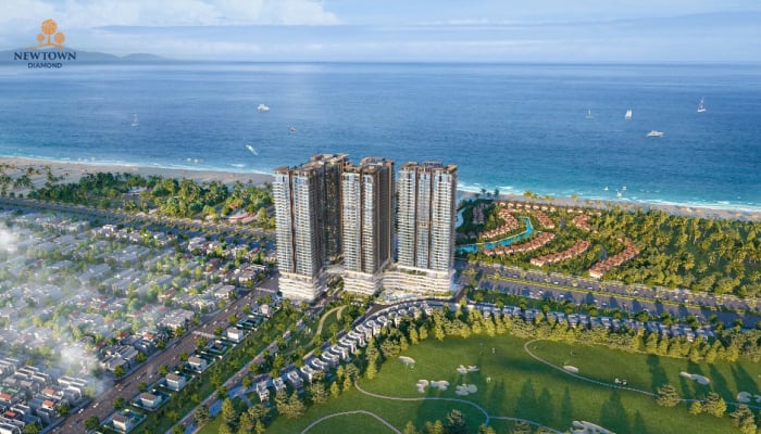 Enjoy the Dolce Far Niente lifestyle at the Newtown Diamond complex in Da Nang