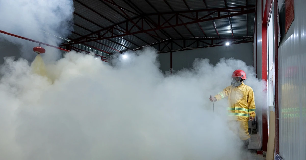 La salle d'essai de protection incendie la plus fonctionnelle entre en service à Ho Chi Minh-Ville