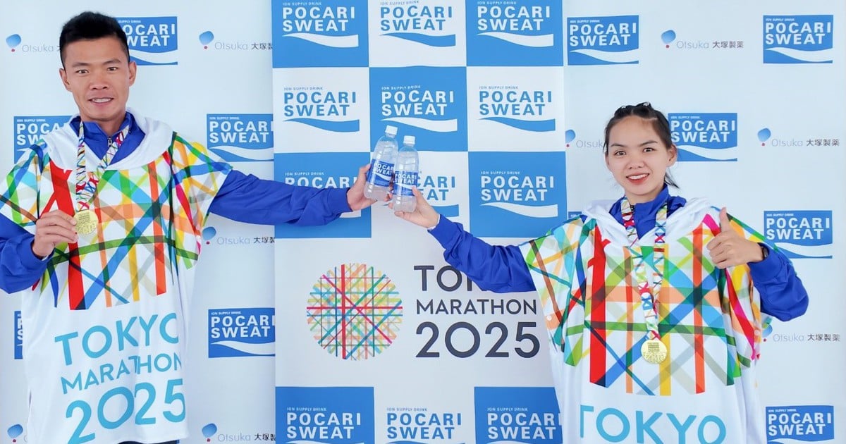 How did Pocari Sweat support Hua Thuan Long and Hoang Thi Ngoc Hoa in Tokyo?