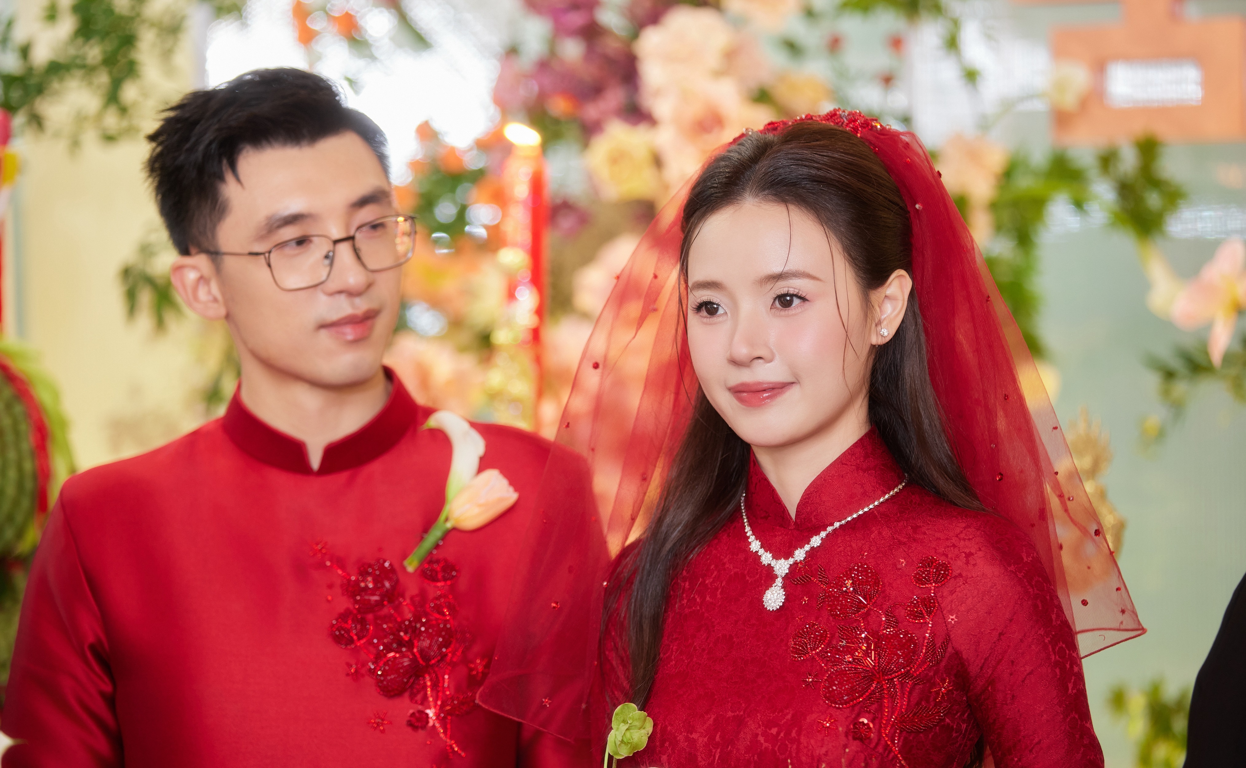 Midu,  chong midu,  thieu gia minh dat,  me chong Midu anh 1