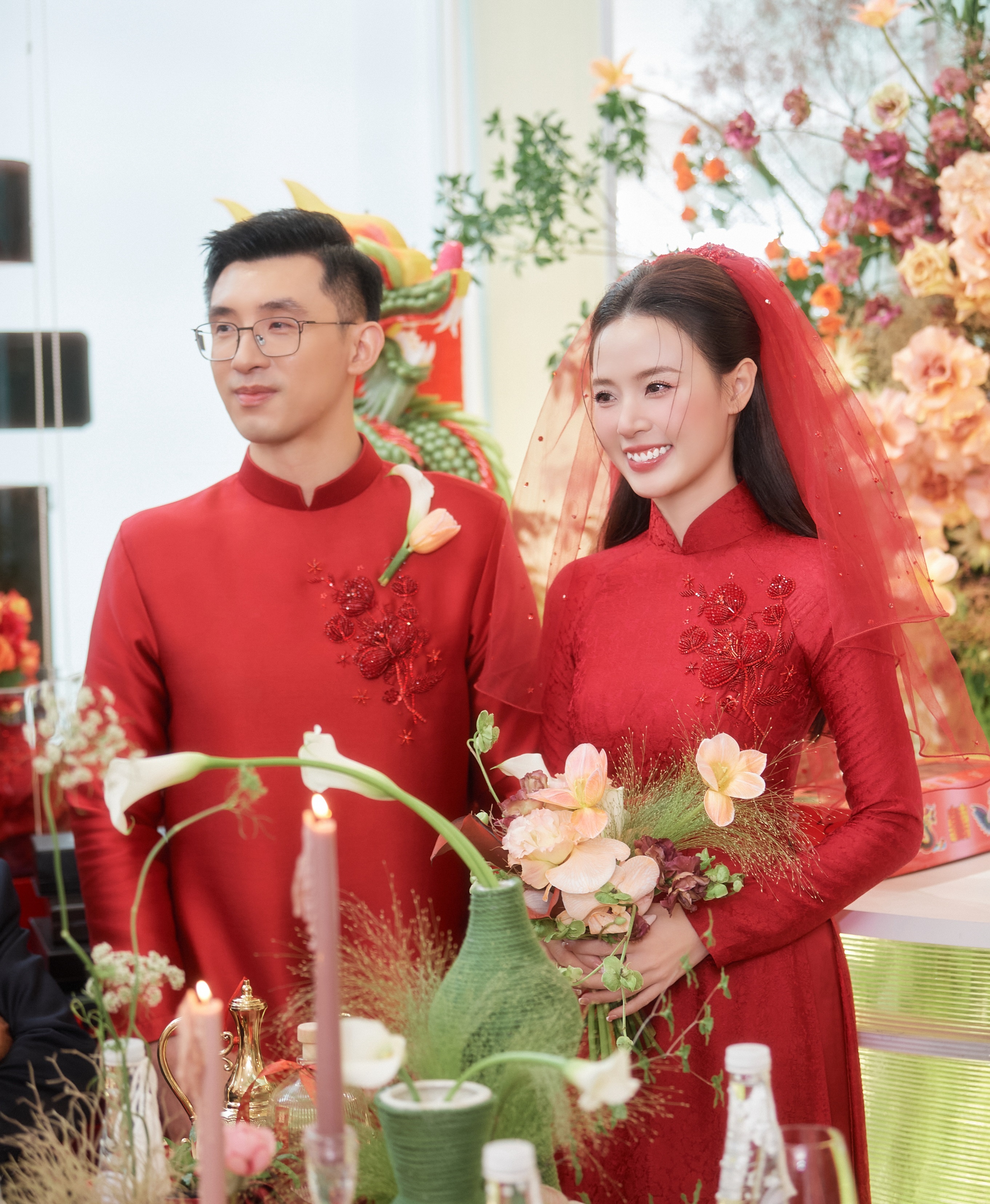 Midu,  chong midu,  thieu gia minh dat,  me chong Midu anh 3