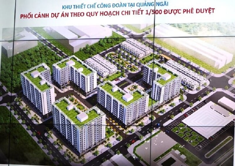 Quang Ngai is about to have a 640 billion VND social housing area