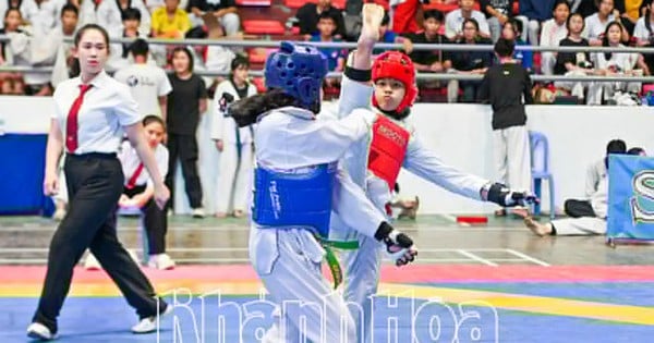 Khánh Hòa: Giải taekwondo câu lạc bộ các nhóm tuổi tỉnh