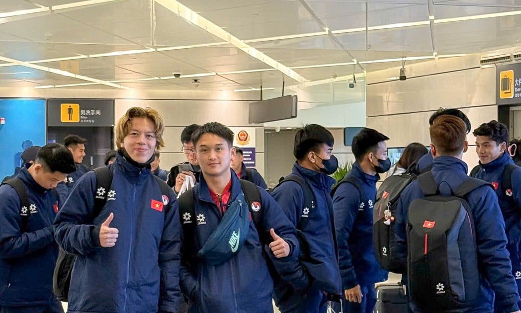 U22 Vietnam kommt in Jiangsu an