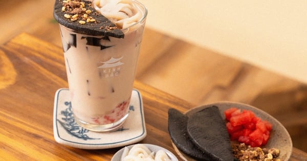 After the specialty of burnt liver pho, what is special about the burnt liver pho milk tea from Bac Ninh that is hot on the internet?