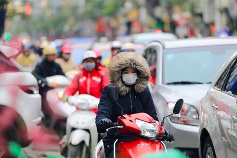 Many places in the North are very cold, Hanoi has the lowest temperature of 15 degrees Celsius -0