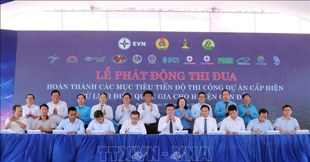 Launching competition to complete power supply project for Con Dao