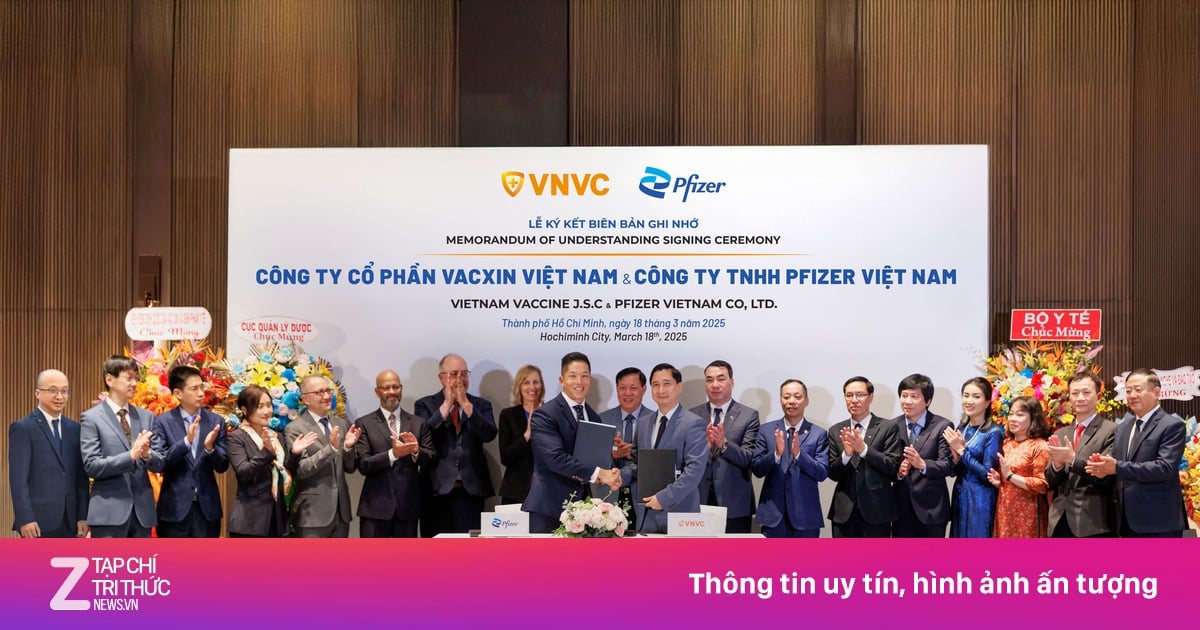 VNVC และ Pfizer ลงนามข้อตกลงแบ่งปันความรู้ด้านการผลิตวัคซีนด้วยเทคโนโลยีขั้นสูง