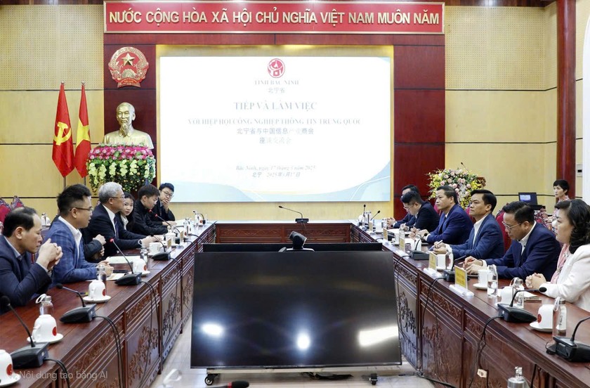 Quang cảnh buổi làm việc