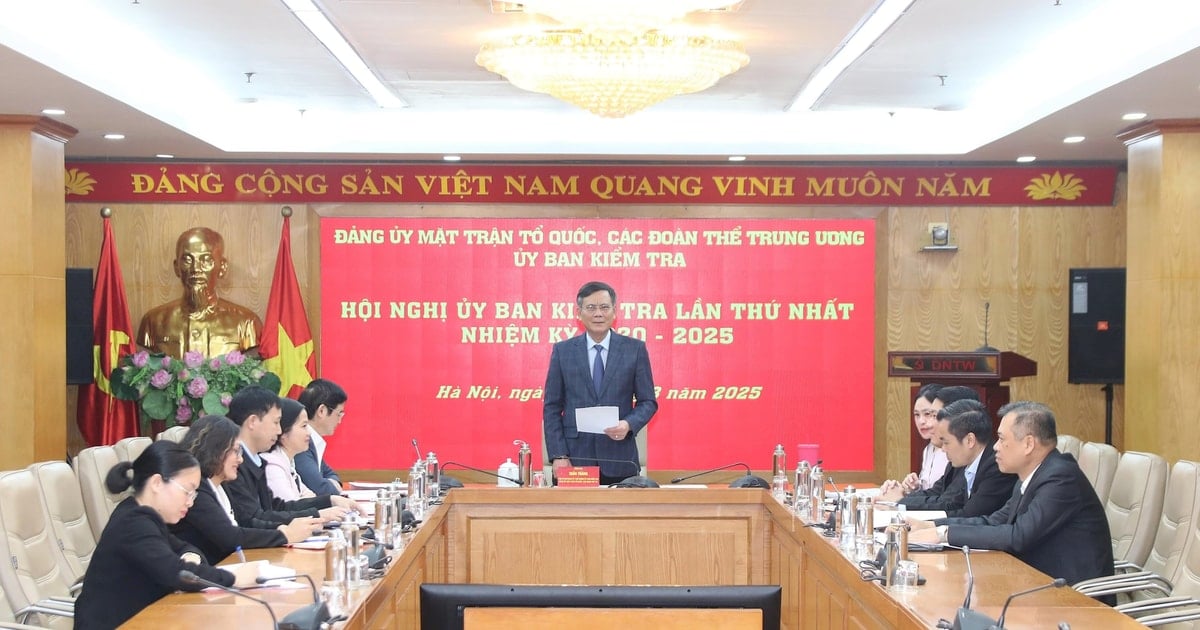 Hội nghị lần thứ nhất Ủy ban Kiểm tra Đảng ủy Mặt trận Tổ quốc, các đoàn thể Trung ương