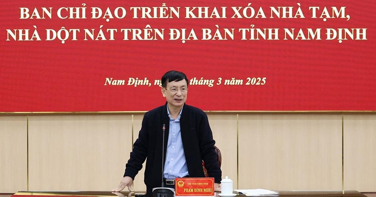 Nam Dinh determined to complete the elimination of temporary and dilapidated houses before July 1, 2025