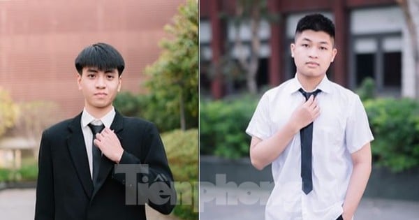 The school has 2 top students in the thinking assessment exam of Hanoi University of Science and Technology