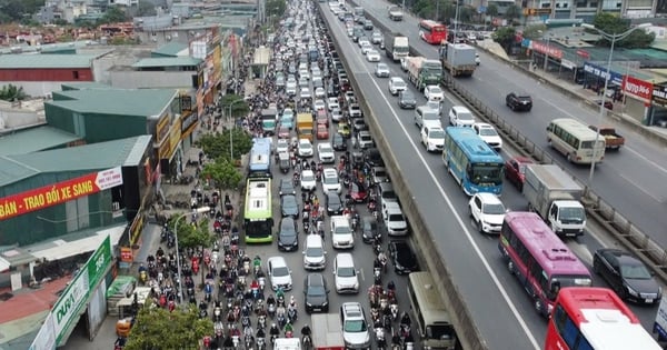 Hanoi repara la carretera elevada de circunvalación 3, ¿cómo se desplazarán los vehículos?