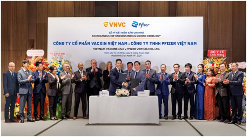 Pfizer និង VNVC ចុះកិច្ចព្រមព្រៀងសហប្រតិបត្តិការដើម្បីចែករំលែកចំណេះដឹងស្តីពីការផលិតវ៉ាក់សាំងបច្ចេកវិទ្យាខ្ពស់ -0