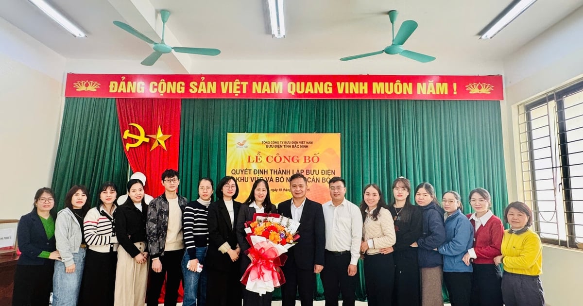 Bac Ninh Provincial Post Office announced the decision to establish a Regional Post Office.