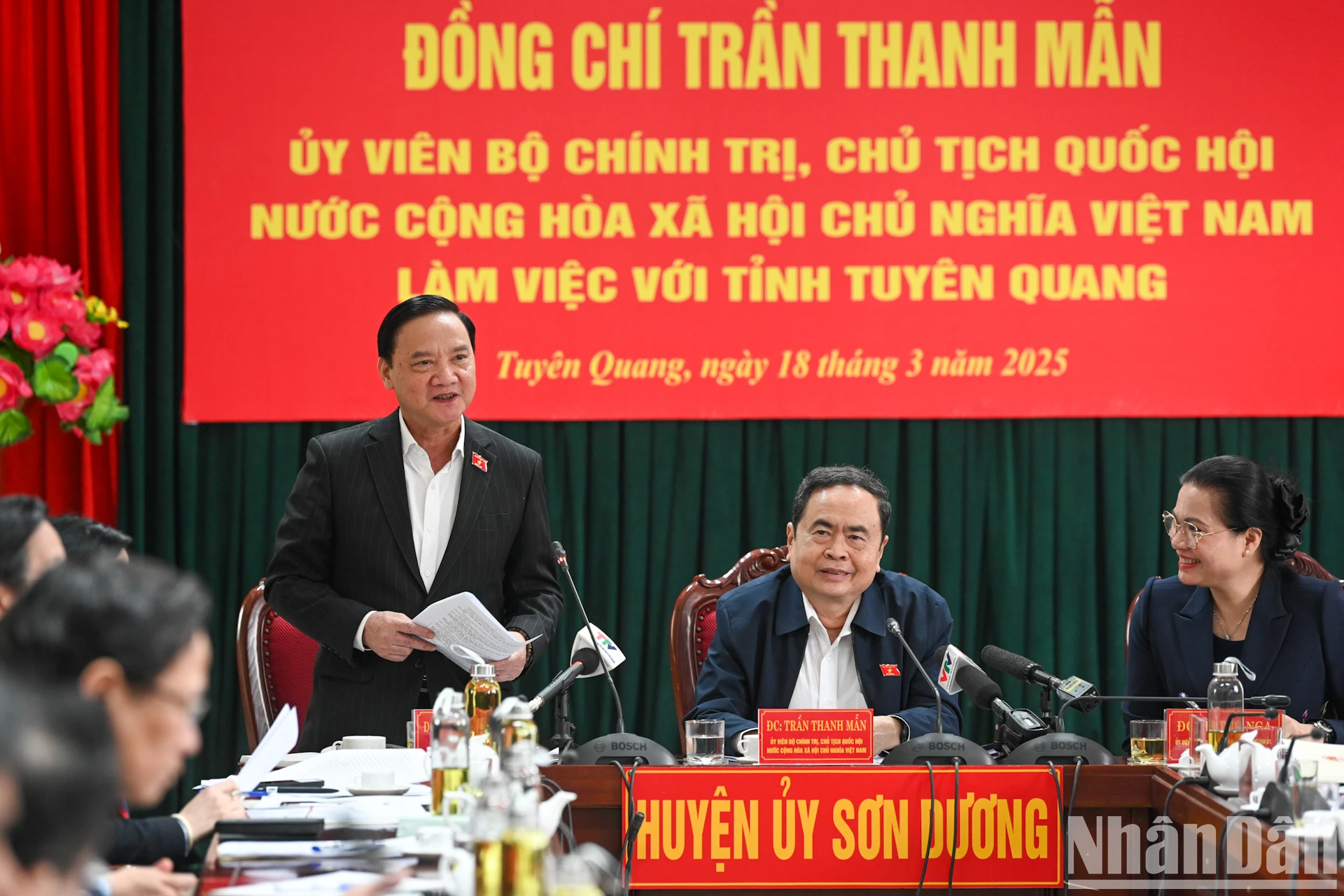 [Foto] Der Vorsitzende der Nationalversammlung, Tran Thanh Man, arbeitet mit der Provinz Tuyen Quang zusammen. Foto 9