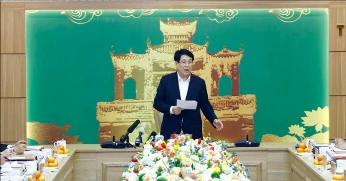 President chairs conference to report inspection conclusions in Hung Yen