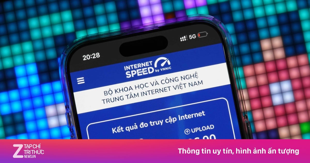 Announcing the network operator with the highest 5G speed in Vietnam