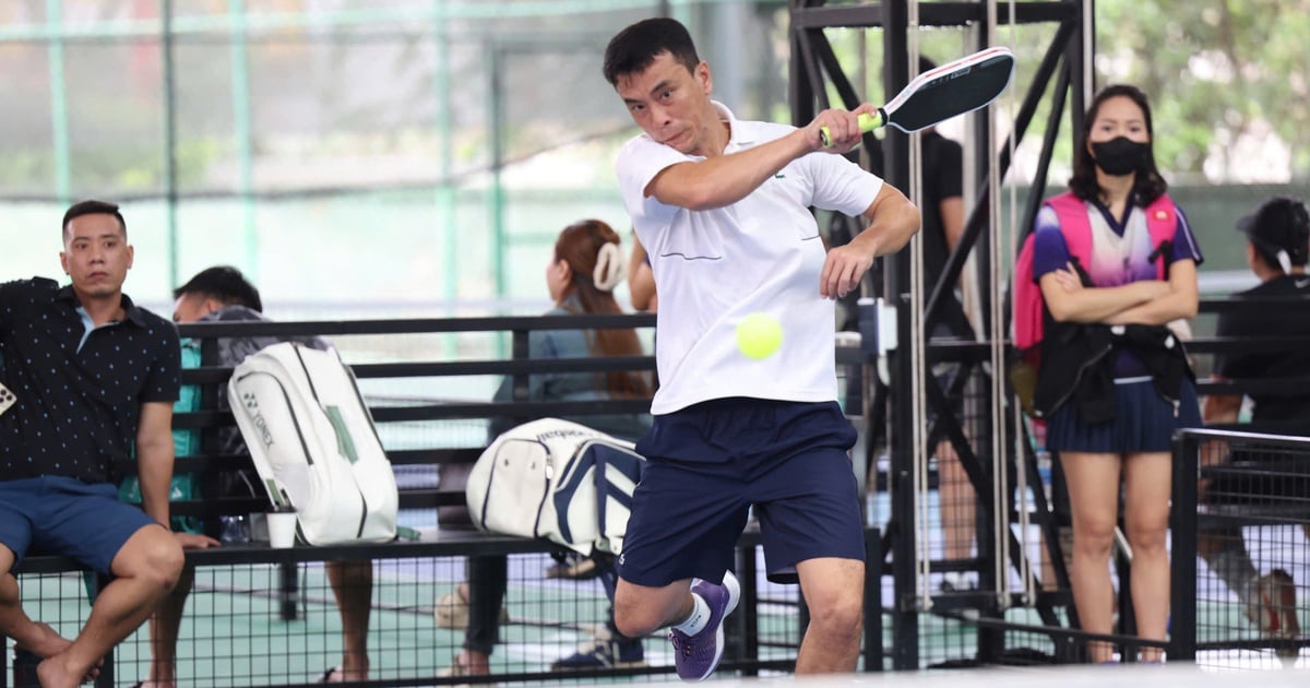 Hấp dẫn giải pickleball Báo Kinh tế & Đô thị lần I - 2025