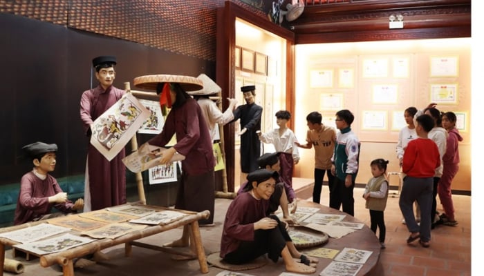 Organizing many unique spaces at "Bac Ninh Cultural Quintessence"