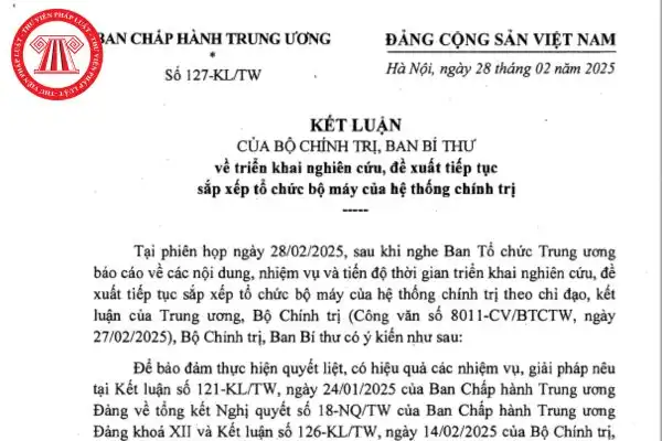 Tỉnh ủy triển khai thực hiện Kết luận số 127-KL/TW của Bộ Chính trị, Ban Bí thư