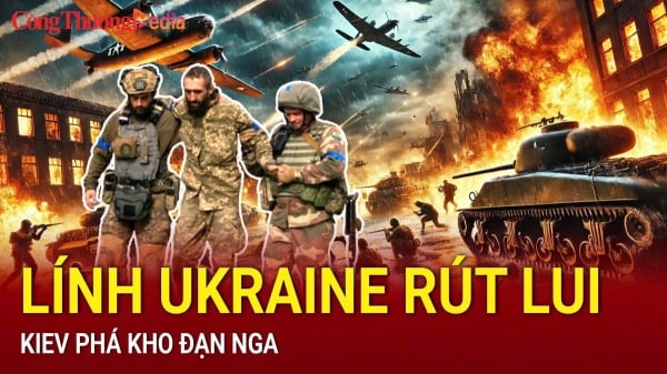 Lính Ukraine rút lui ở Kursk