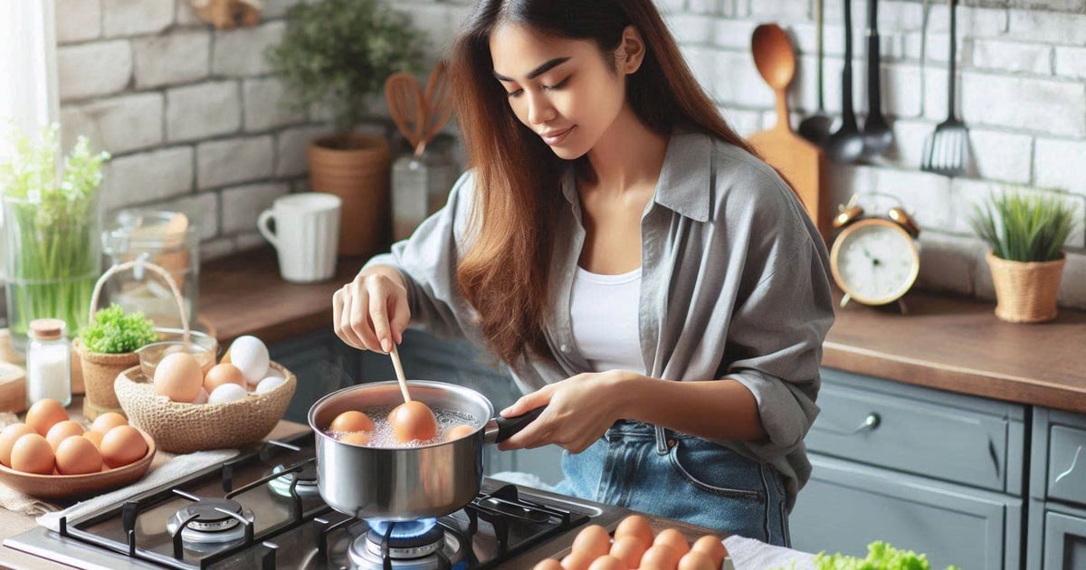 계란을 삶는 가장 좋고 건강한 방법