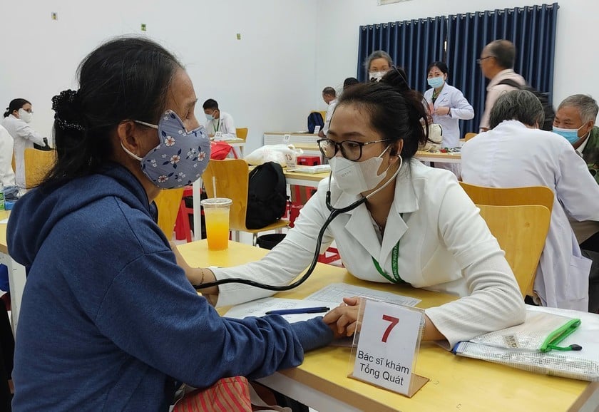 Free medical examination and medicine for more than 3,500 people in Vinh Long