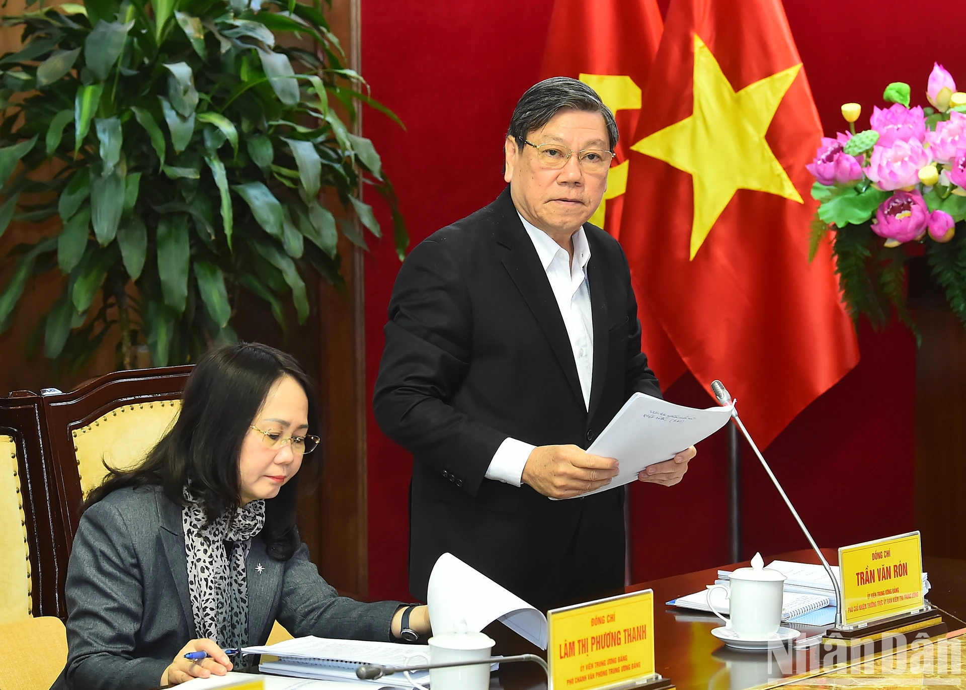 [Photo] La conférence a approuvé le projet de rapport sur les résultats de l'inspection du Comité permanent du Comité provincial du Parti de Quang Ninh, photo 3