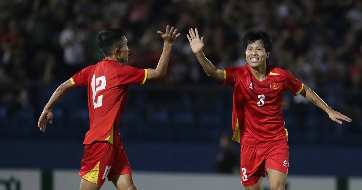 Vietnam team's unsatisfactory victory: Cambodia is not too strong, but...