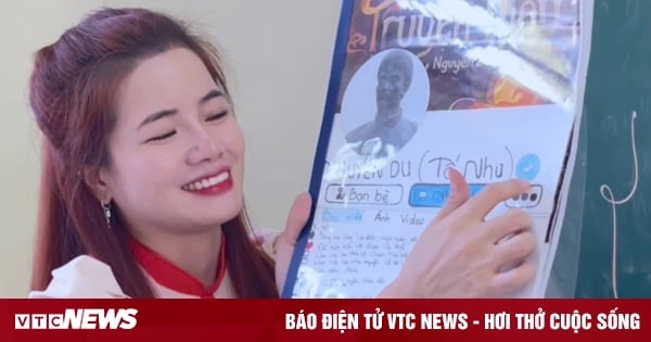 The unique way of teaching Literature of a teacher in Dong Nai is becoming famous on social networks.