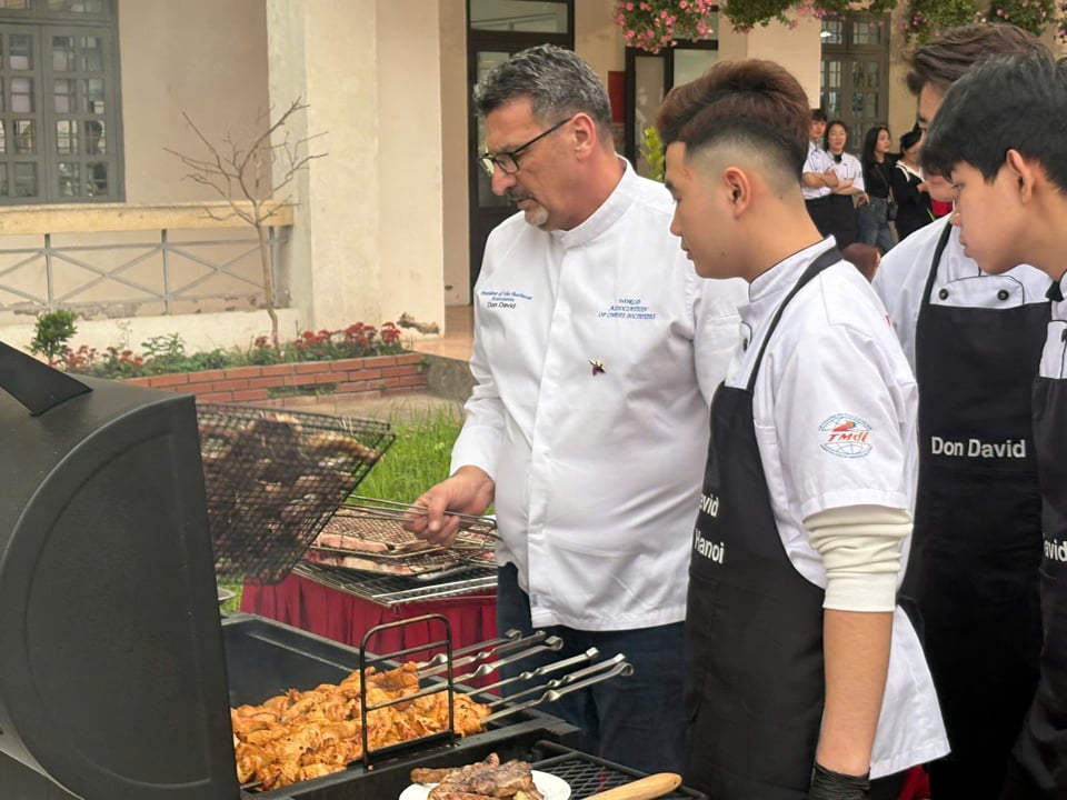 Chef Don David, vice-président de la World Barbecue Association.