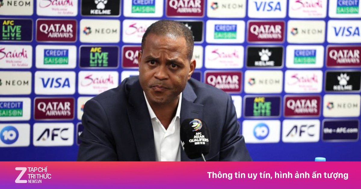 Coach Kluivert's reaction when Indonesia lost heavily