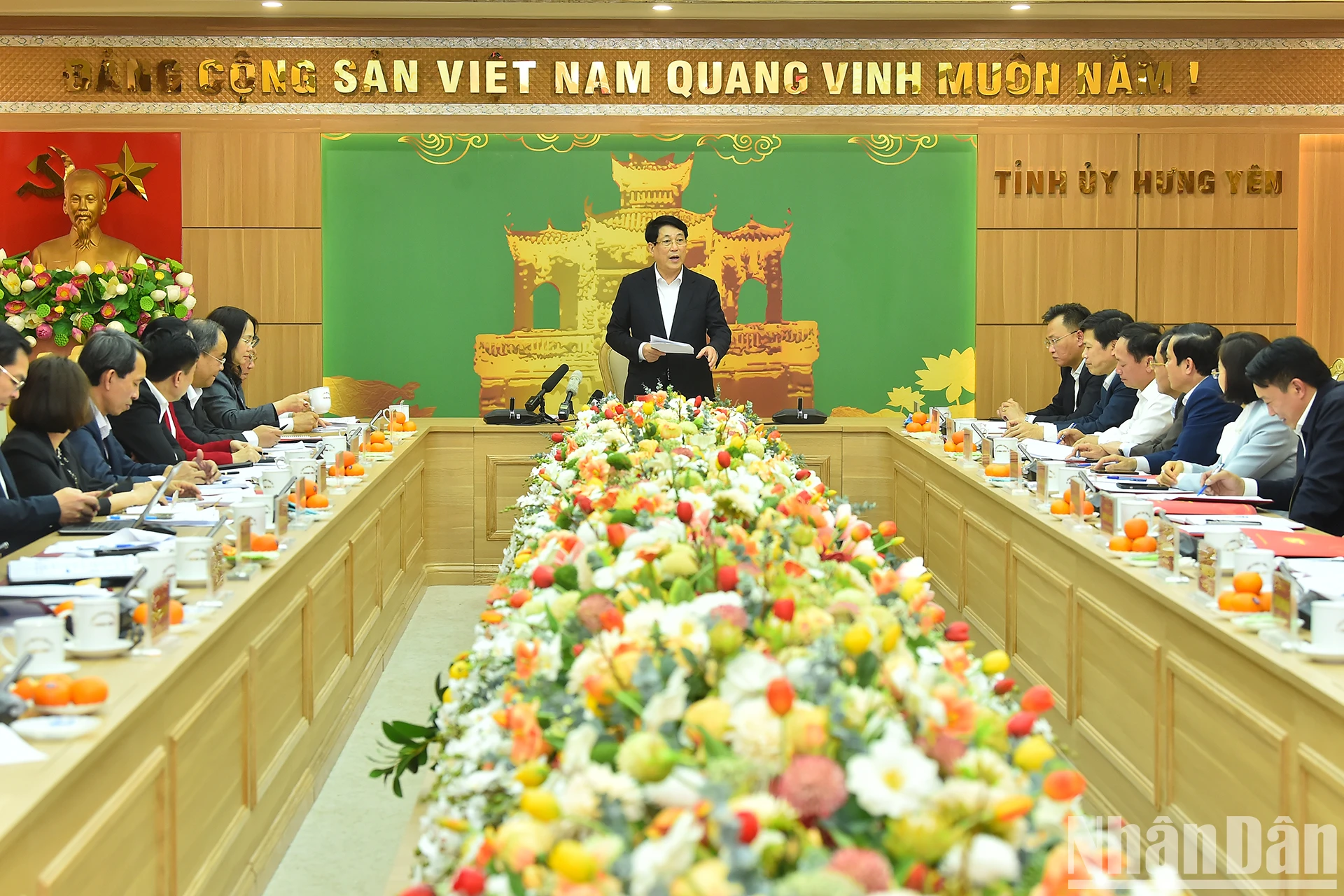 [Foto] La conferencia aprobó el borrador del informe sobre los resultados de la inspección para el Comité Permanente del Comité del Partido Provincial de Hung Yen (foto 7)