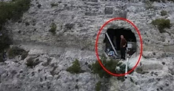 Por miedo a los terremotos, un hombre abandona su hogar para vivir en una cueva