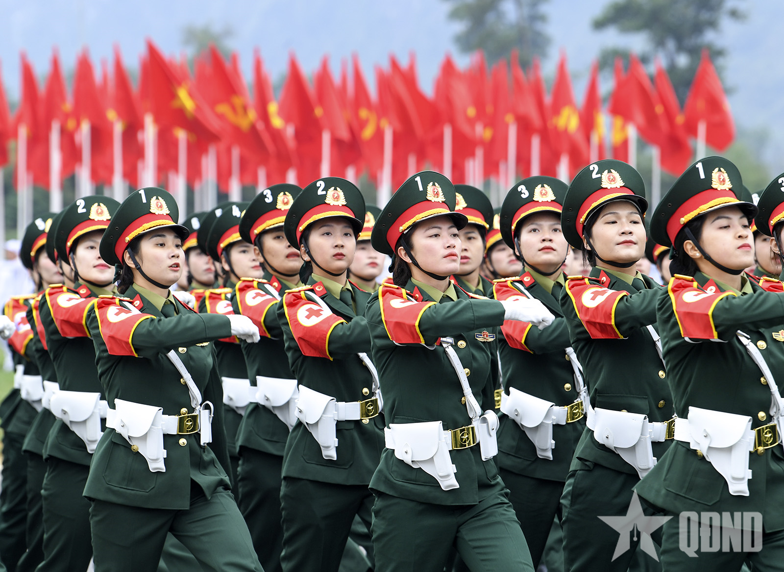 Continue to train forces participating in parades and marches