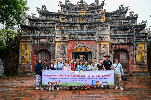 Huế tổ chức chương trình Famtrip, thúc đẩy thị trường khách Úc - Ảnh 1.