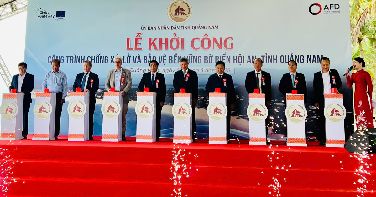 Quang Nam lance un projet pour prévenir l'érosion et protéger la côte de Hoi An