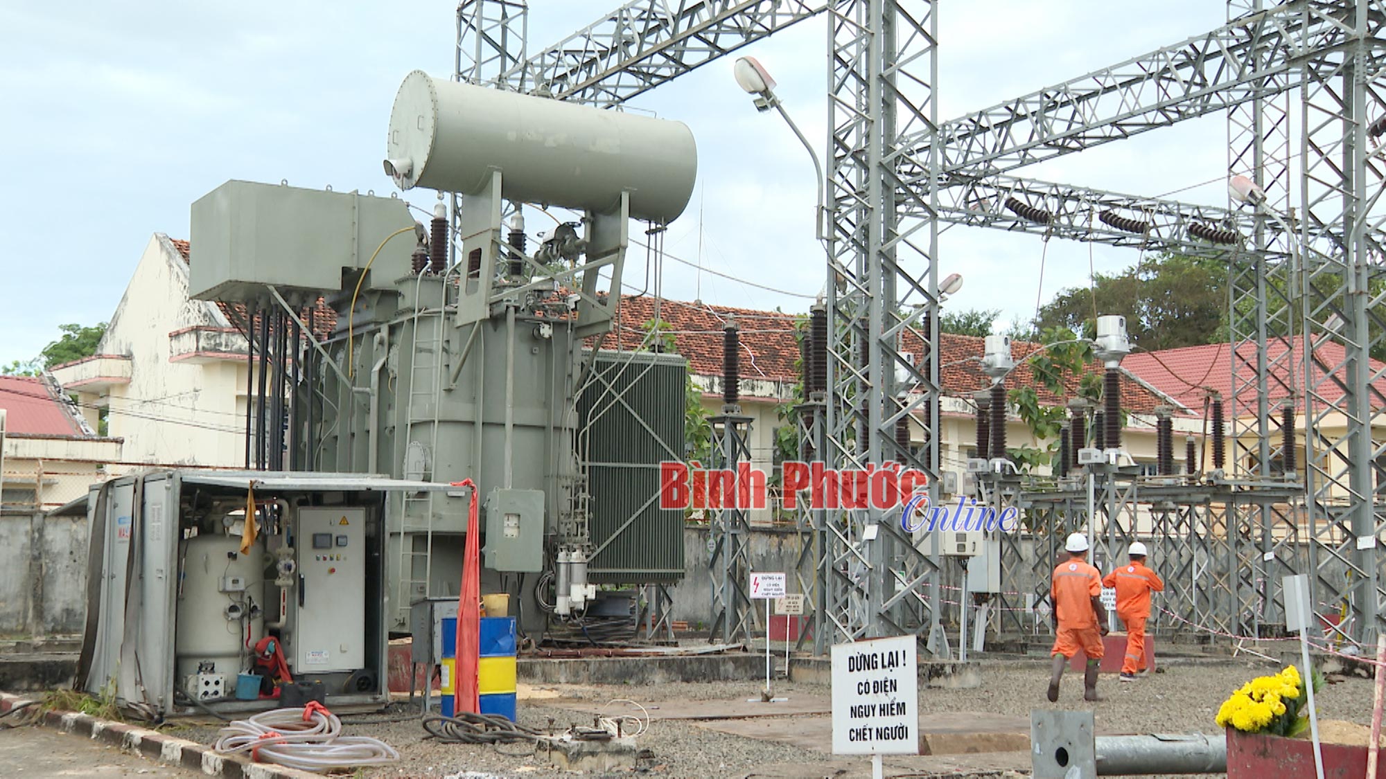 จ่ายไฟสถานี Loc Ninh 110kV 2x63 MVA