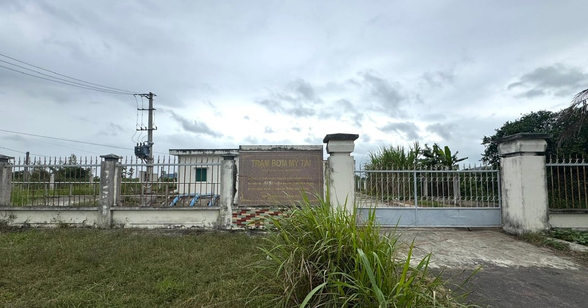 Waste of more than 37 billion VND pumping station