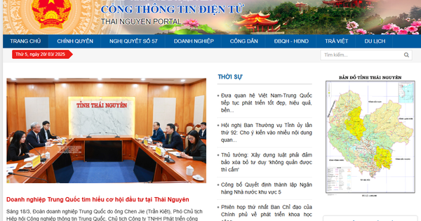 Ministry of Finance and Thai Nguyen lead in electronic portal visits in 2024