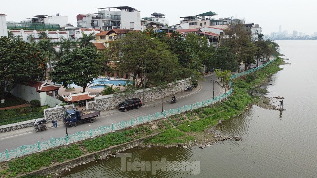 Cận cảnh tuyến đường ven Hồ Tây sắp mở rộng lên 21 mét bằng cầu cạn ảnh 4