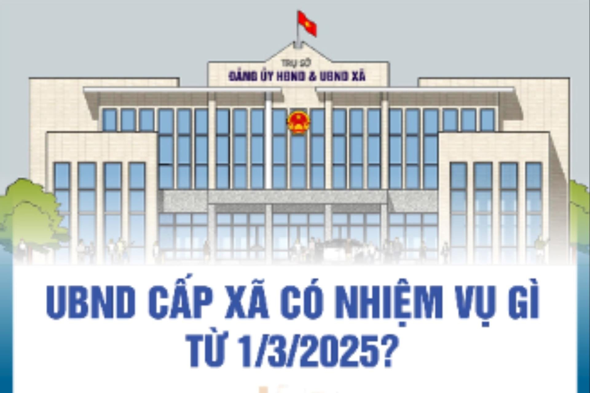 UBND cấp xã thực hiện những nhiệm vụ gì từ 1/3?