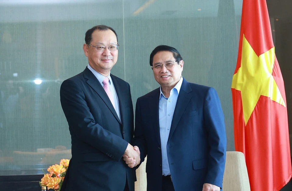 [Foto] El Primer Ministro recibe a varias empresas que invierten en la provincia de Ba Ria-Vung Tau