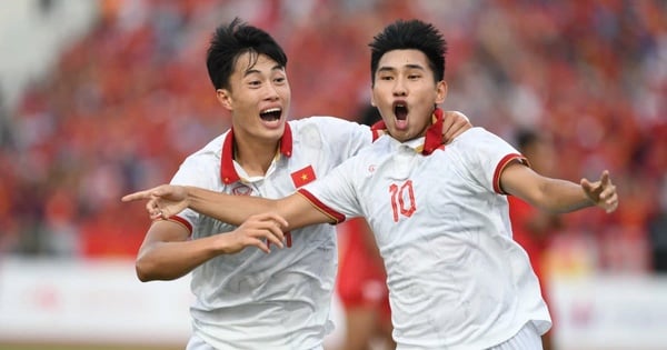 Conceding a goal in extra time, U22 Vietnam regrettably lost 3 points against Korea