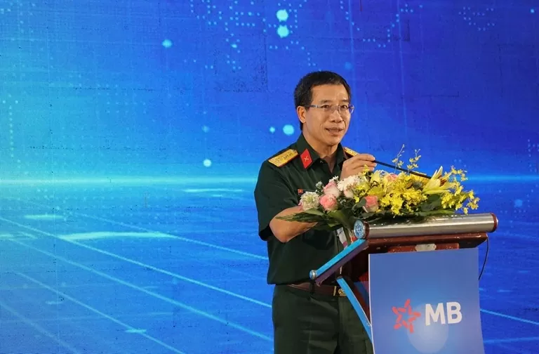 Ông Lưu Trung Thái, Chủ tịch HĐQT MB phát biểu tại Lễ khai trương.