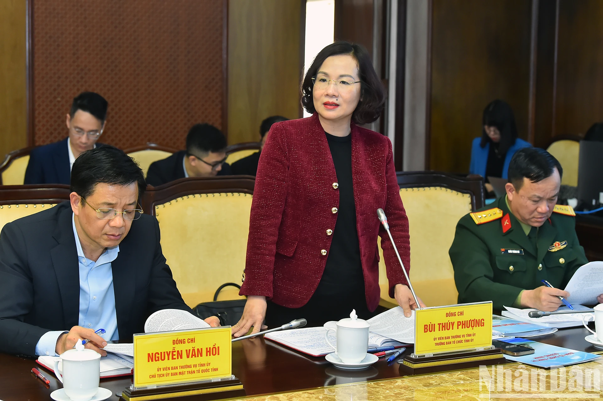 [Photo] La conférence a approuvé le projet de rapport sur les résultats de l'inspection du Comité permanent du Comité provincial du Parti de Quang Ninh, photo 5